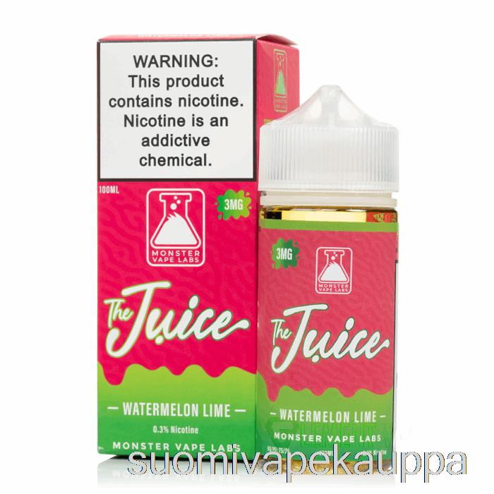 Vape Kauppa Vesimeloni Lime - Mehu - 100ml 0mg